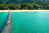 Pimalai Resort & Spa Koh Lanta Strand & Bootssteg